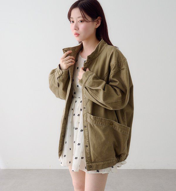  「フラワーステッチミニワンピース」|ワンピース|