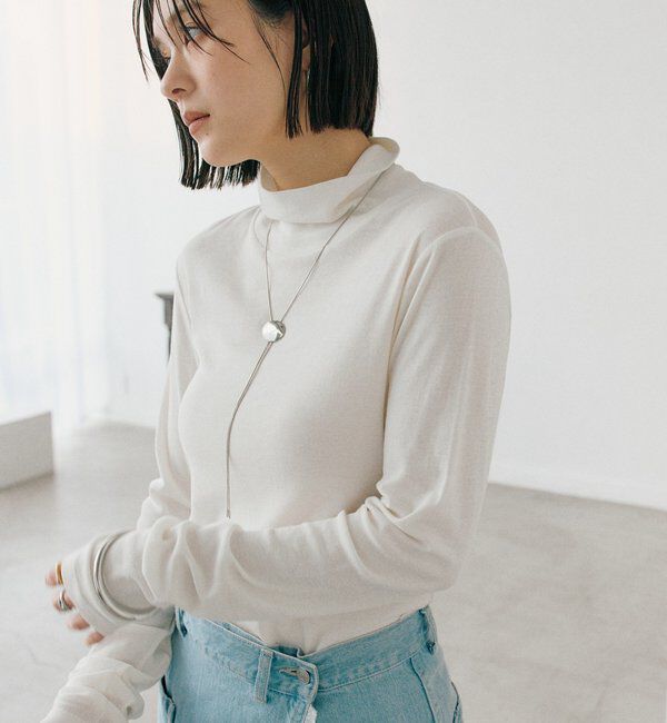  「ガーゼフライスタートルカットソー」|Tシャツ・カットソー|