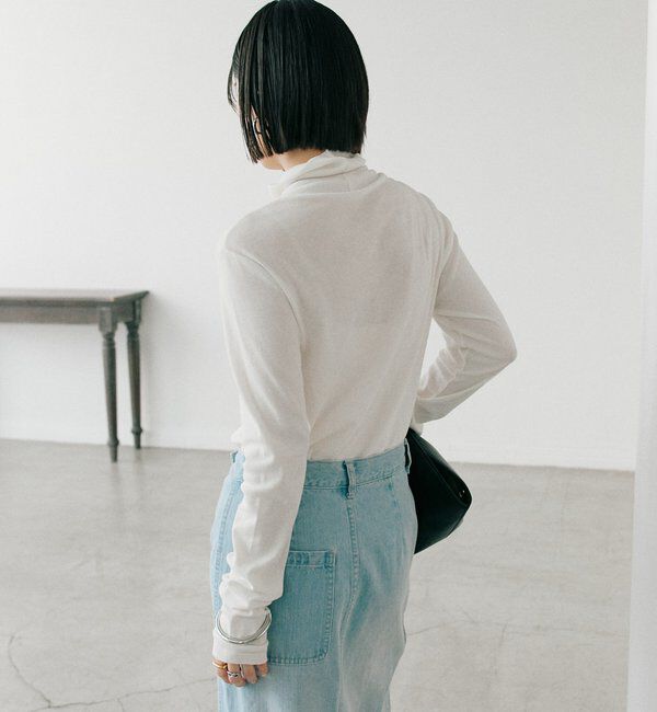  「ガーゼフライスタートルカットソー」|Tシャツ・カットソー|