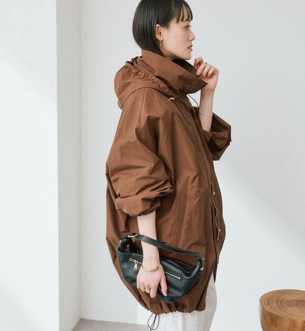  「【花粉ガード・撥水加工・UVカット機能】ドルマンフーディライトコート」|その他|