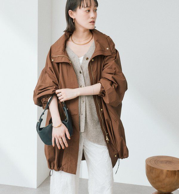  「【花粉ガード・撥水加工・UVカット機能】ドルマンフーディライトコート」|その他|