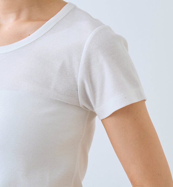 「予約【すっきり見え】コンパクトフライスTee」|Tシャツ・カットソー|