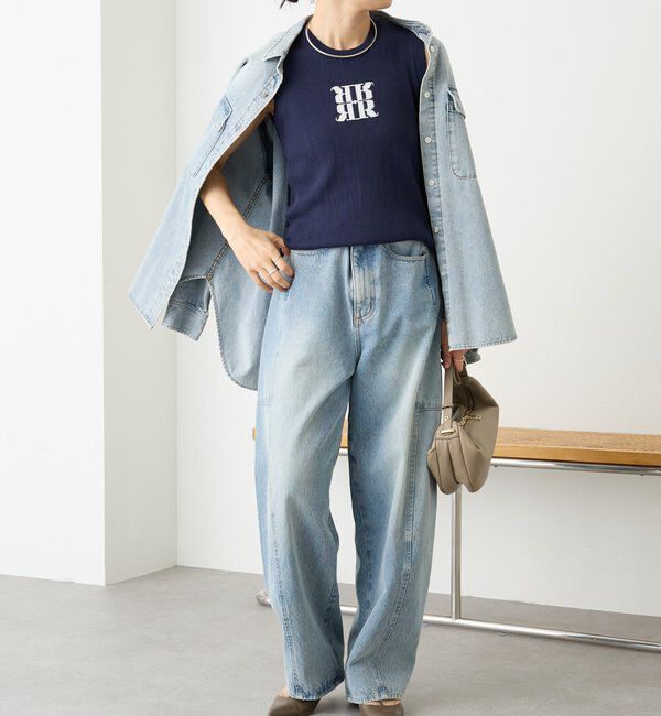  「予約【快適な着心地】ロゴタンクニット」|ニット・セーター|