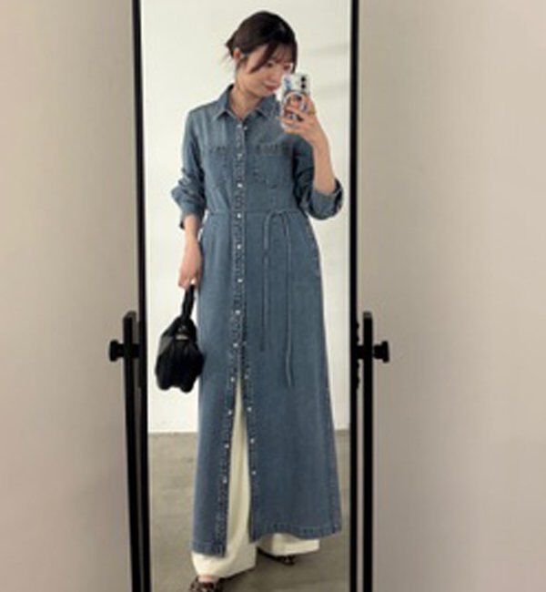  「よっし～&times;A・MONN/デニムシャツマルチワンピース」|ワンピース|