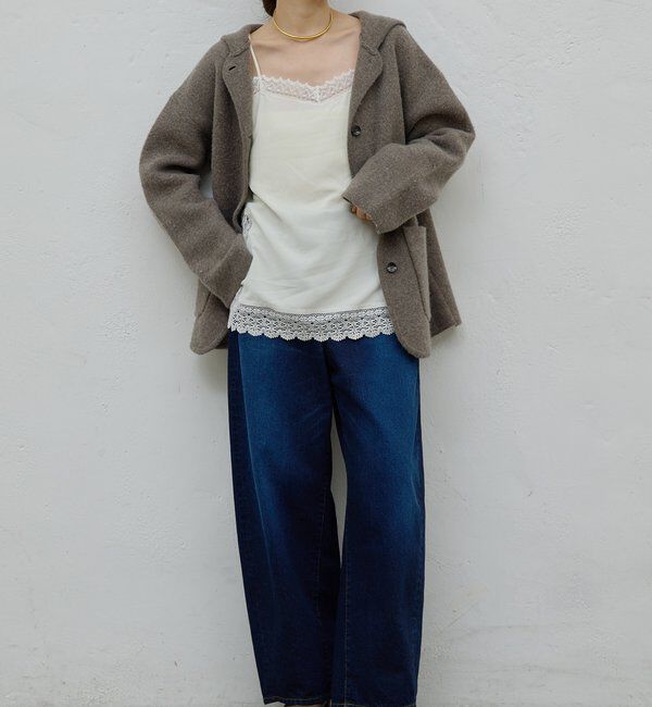  「【HERITANOVUM】レースキャミソール」|シャツ・ブラウス|