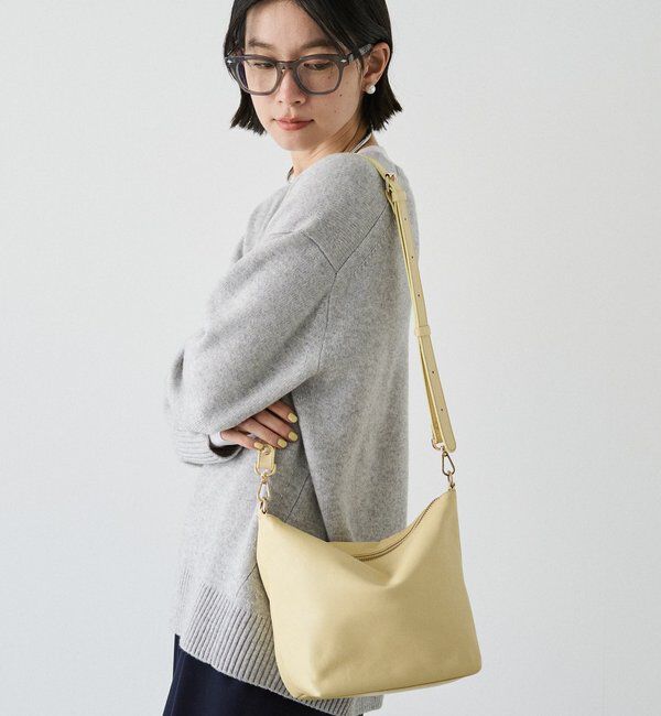  「ソフトレザーシンプルショルダーバッグ 」|ショルダー・メッセンジャー|