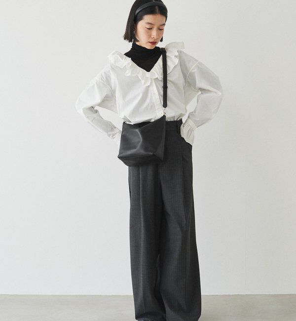  「ソフトレザーシンプルショルダーバッグ 」|ショルダー・メッセンジャー|