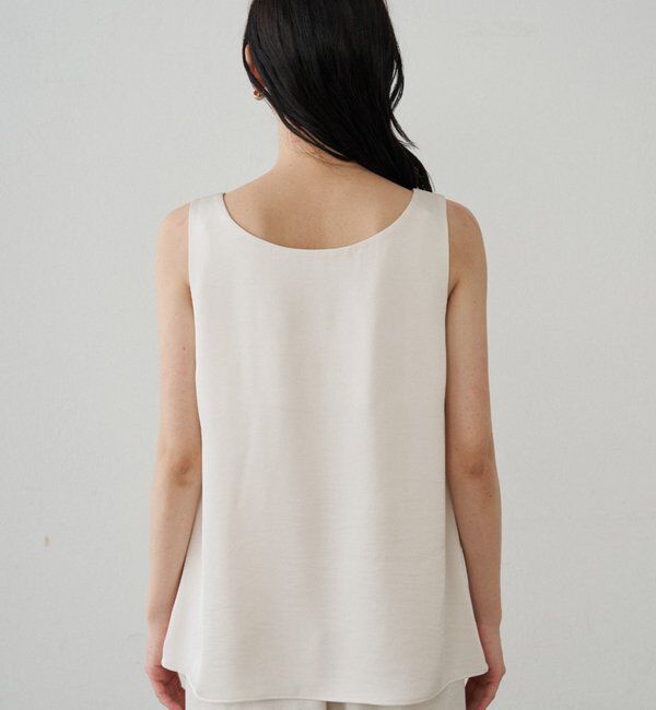  「2WAYノースリサテンチュニック」|シャツ・ブラウス|