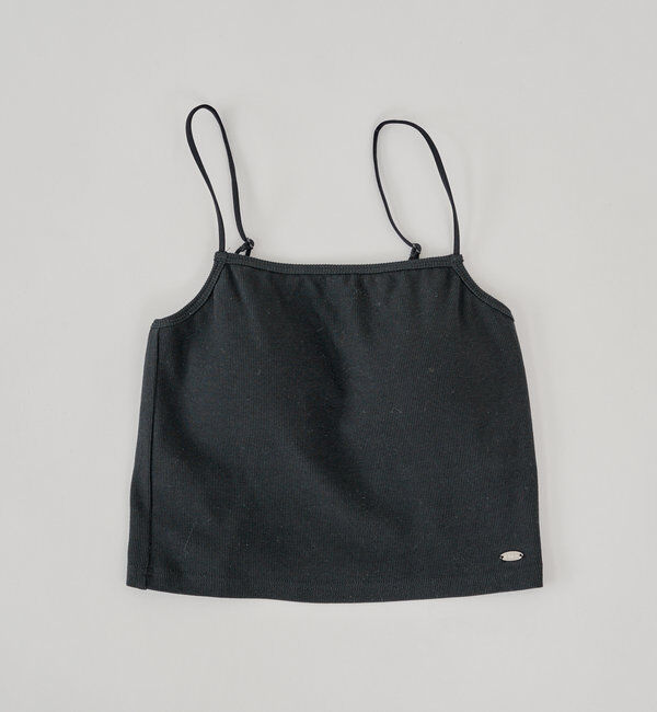  「【6色展開】バックオープンリブキャミ」|キャミソール|