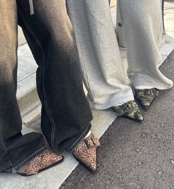  「【HiNT】ベルトストラップミュールパンプス」|パンプス|