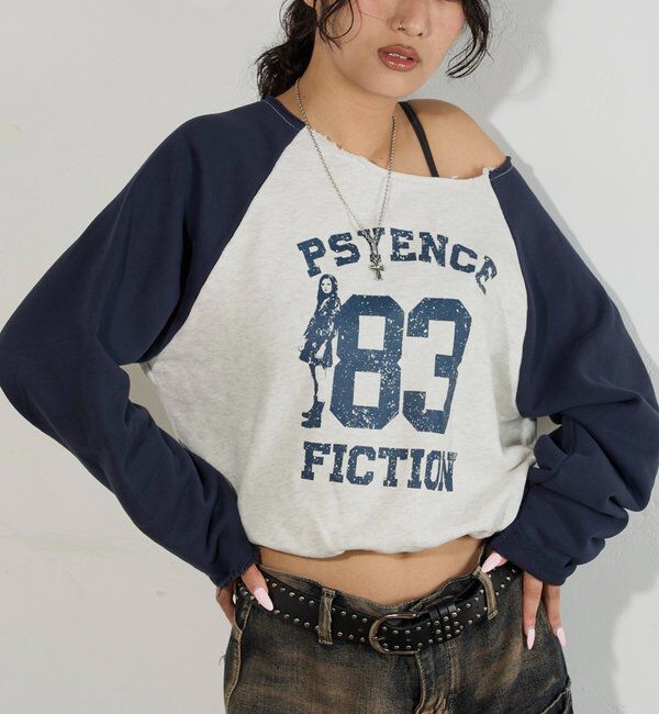  「エリオットナンバリングワンショルダースウェット」|Tシャツ・カットソー|