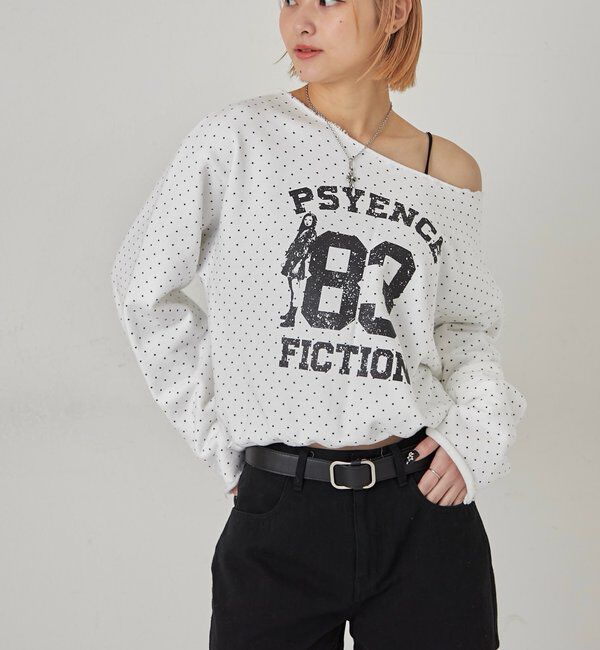 「エリオットナンバリングワンショルダースウェット」|Tシャツ・カットソー|