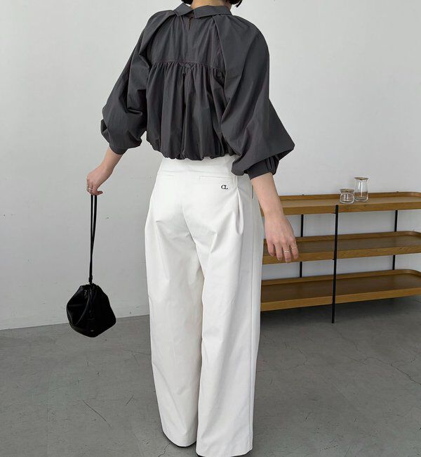  「バルーンクロップシャツ」|シャツ・ブラウス|