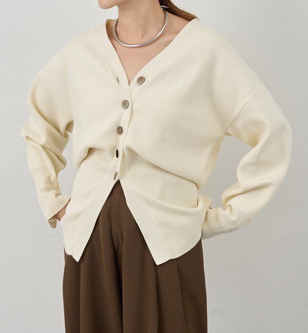  「スムースシェイプカーディガン」|カーディガン|