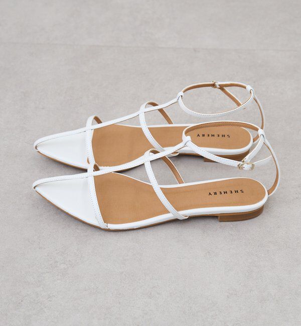  「ポインテッドサンダル」|サンダル|