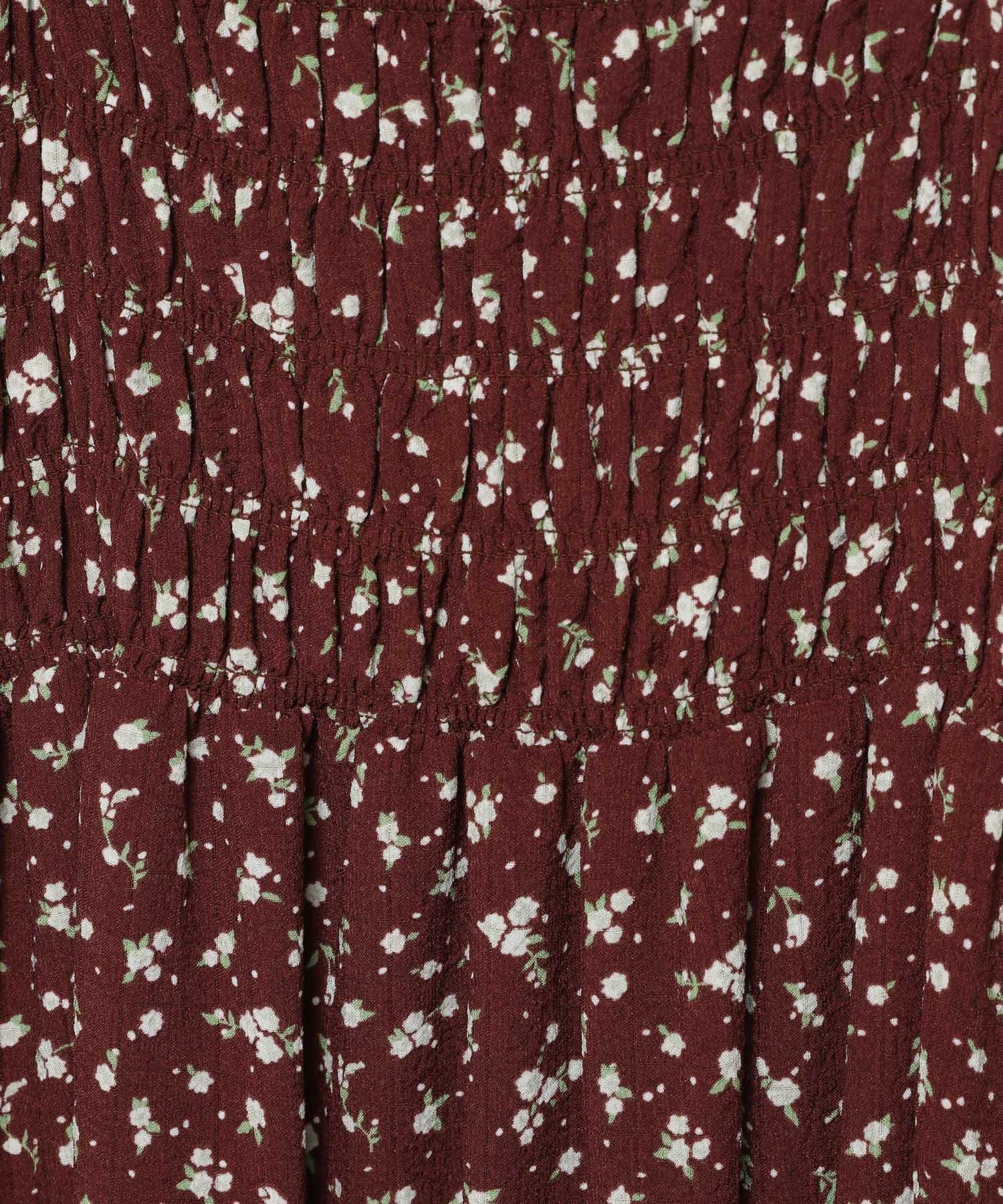 LOWRYS FARM「シャーリングワンピース」|ワンピース|