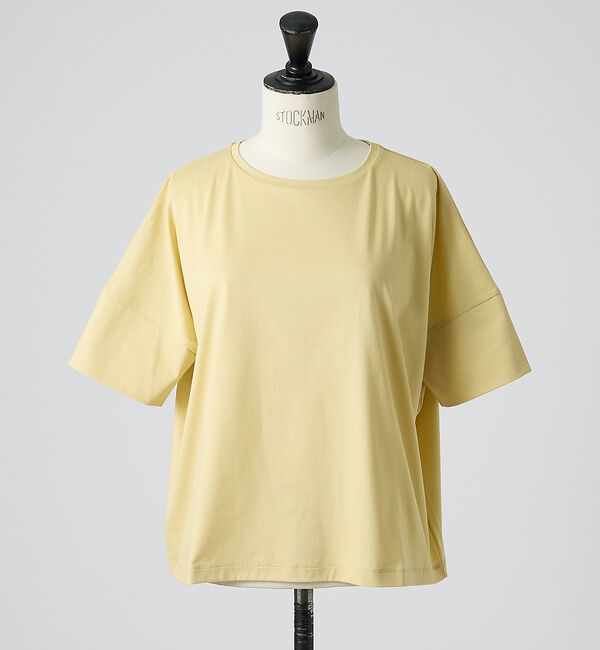 collex「【接触冷感・UVカット】コンパクトクールTシャツ【予約】」|Tシャツ・カットソー|イエロー