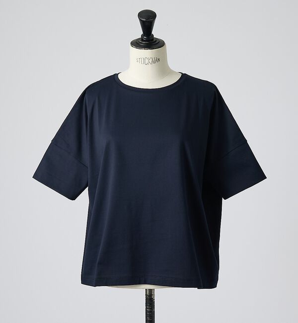 collex「【接触冷感・UVカット】コンパクトクールTシャツ【予約】」|Tシャツ・カットソー|ネイビー