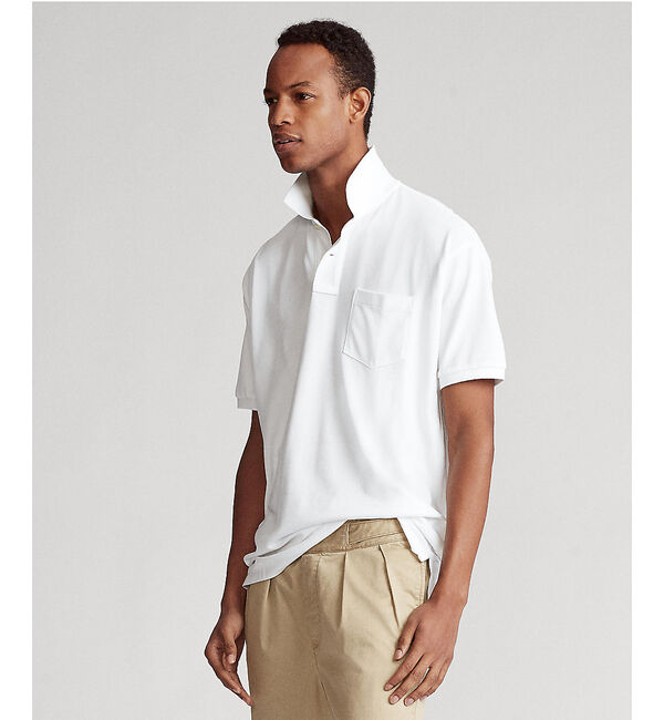 ABAHOUSE「【POLO RALRHLAUREN】ビッグシルエット ポロシャツ」|ポロシャツ|ホワイト