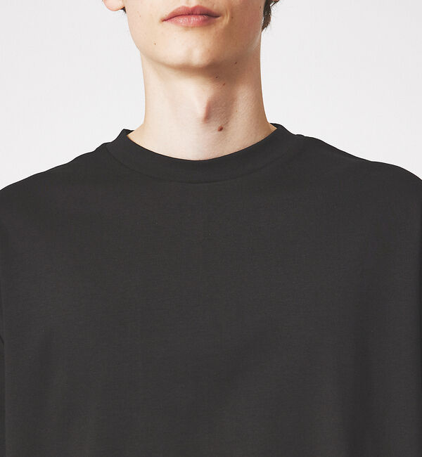 ABAHOUSE「【定番】ドロップショルダー 五分袖 メローロック Tシャツ」|Tシャツ・カットソー|