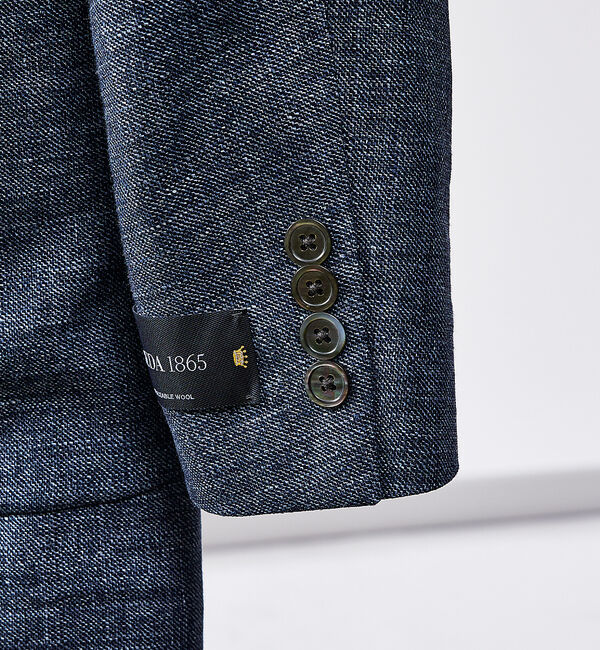 ABAHOUSE「【REDA】ウール&times;リネン メッシュジャケット」|テーラードジャケット|