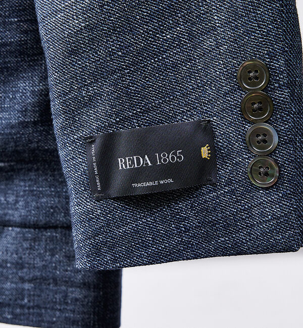 ABAHOUSE「【REDA】ウール&times;リネン メッシュジャケット」|テーラードジャケット|