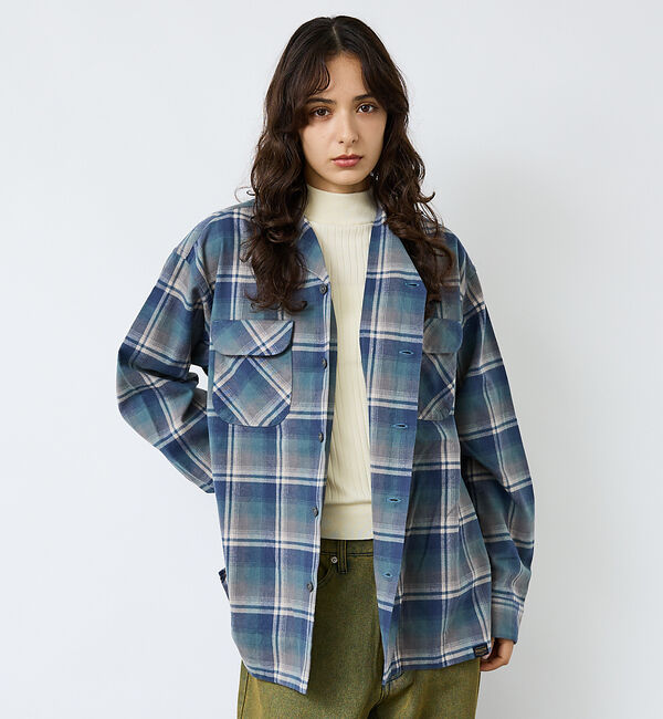 ABAHOUSE「【PENDLETON / ペンドルトン】BOARD SHIRT /ボードシャツ/」|シャツ・ブラウス|ブルー系その他1