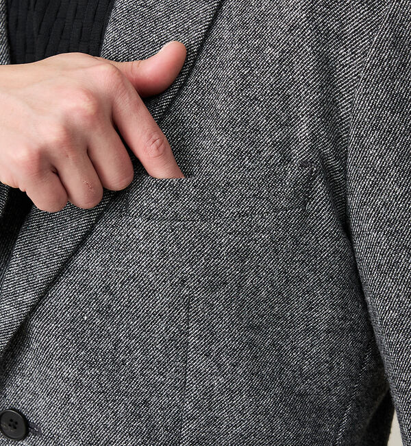 ABAHOUSE「【カシミヤブレンド】ウール ツイルジャケット / セットアップ対応」|テーラードジャケット|