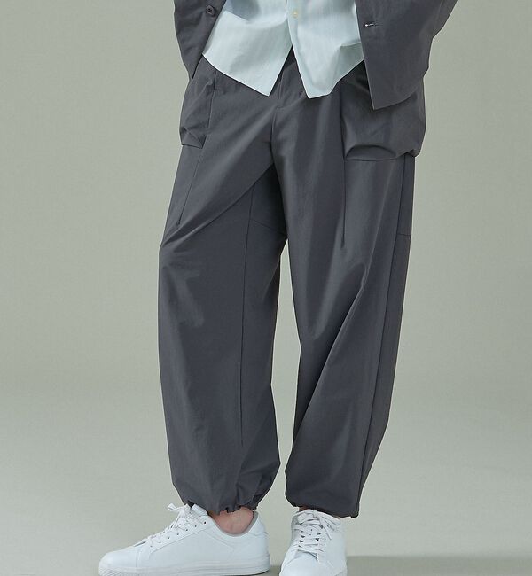 ABAHOUSE「【CORDURA】TUCK＆DARTS コーデュラナイロン パラシュートパンツ」|その他|