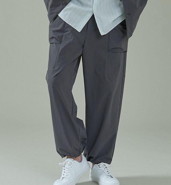 ABAHOUSE「【CORDURA】TUCK＆DARTS コーデュラナイロン パラシュートパンツ」|その他|