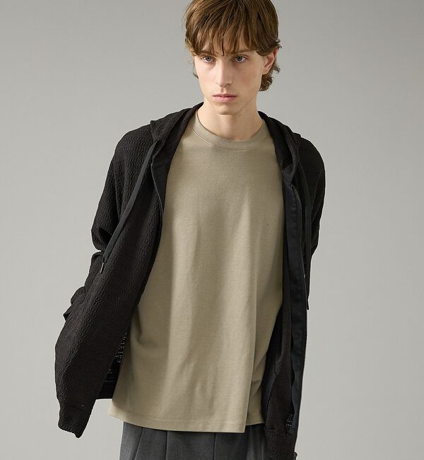 ABAHOUSE「シアーストレッチ ダブルジップ メッシュパーカー【予約】」|パーカー|