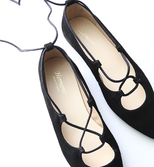 Rouge vif「HERMONTスエードレースUPシューズ」|パンプス|