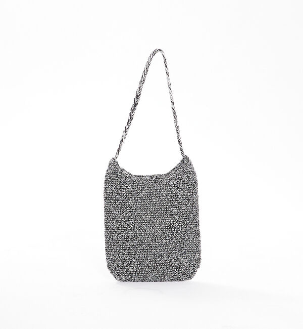 Rouge vif「【Swaraj/スワラージ】マクラメメタリック　ワンハンドルバッグ / ハンドバ」|ハンドバッグ|その他