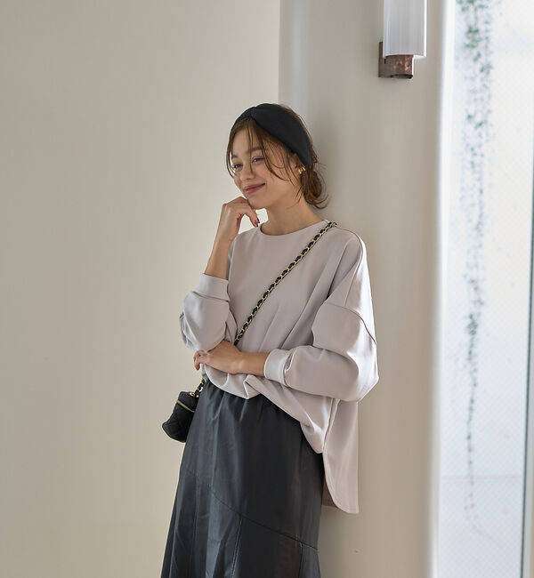 Rouge vif「ダンボールフォルムプルオーバー」|Tシャツ・カットソー|