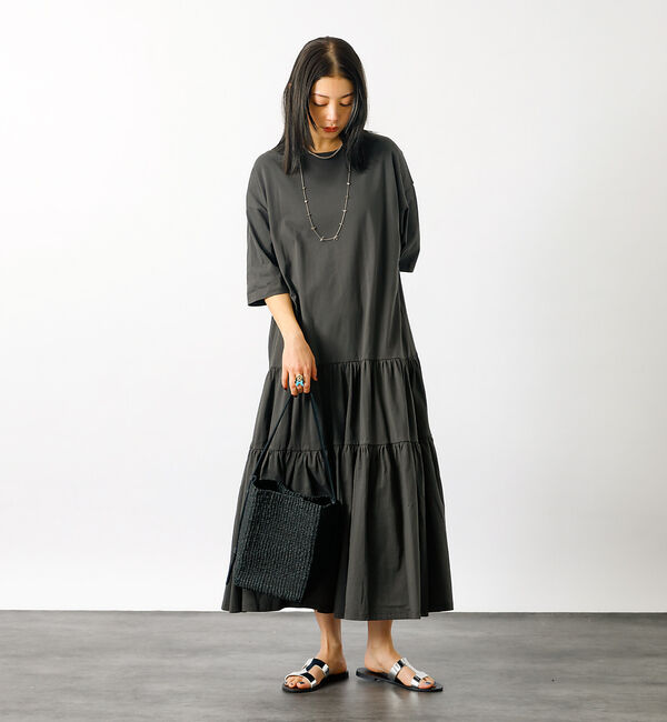 Rouge vif「【BAGMATI / バグマティ】ワンハンドル かごバッグ / ブラック【WEB」|ハンドバッグ|