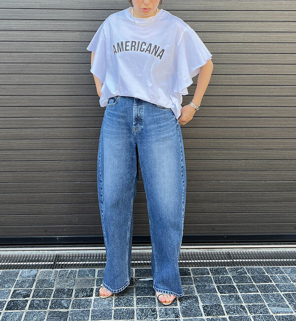 Rouge vif「【AMERICANA&times;MICA＆DEAL/ アメリカーナ&times;マイカ】fill te」|Tシャツ・カットソー|