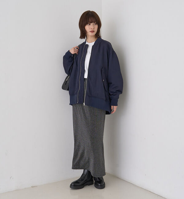 Rouge vif「ラメグリッタージャージナロースカート」|スカート|