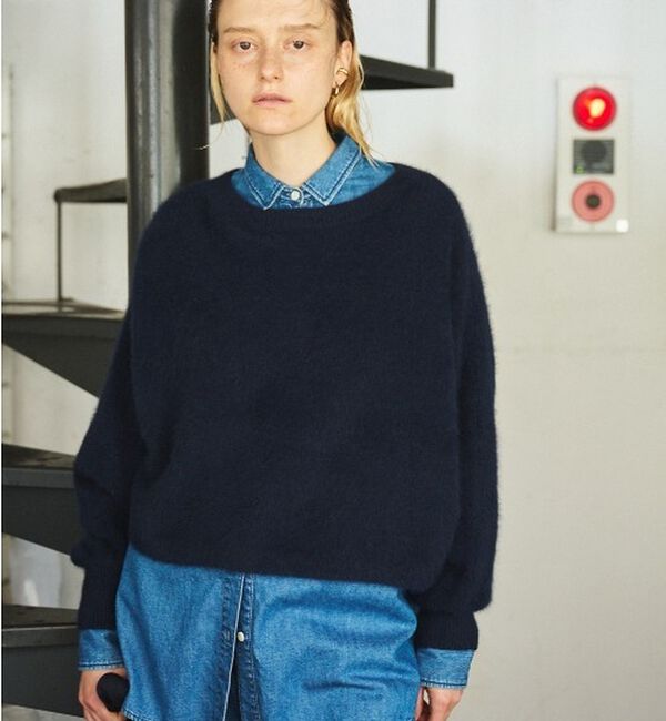 Rouge vif「【2026SS新作】【ロングセラー】NEW オーバーサイズデニムシャツ」|シャツ・ブラウス|