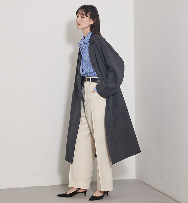 qualite「【Oggi 掲載】ツイルピンタックパンツ」|その他|