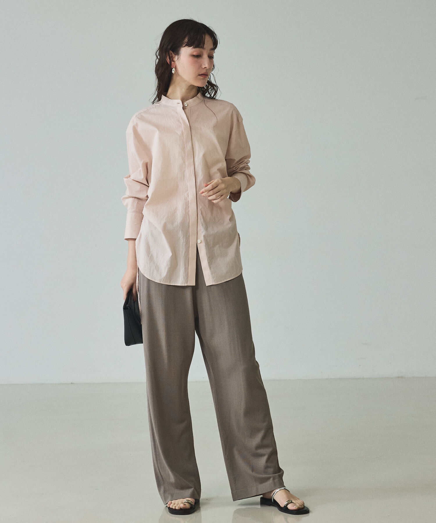 qualite「ウエストドロストシャツ」|シャツ・ブラウス|