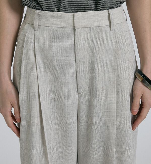 qualite「【セットアップ対応】メッシュ2タックストレードパンツ【予約】」|その他|