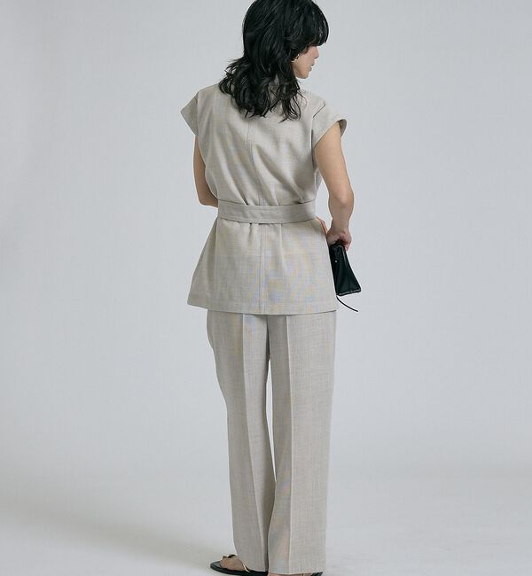 qualite「【セットアップ対応】メッシュ2タックストレードパンツ【予約】」|その他|