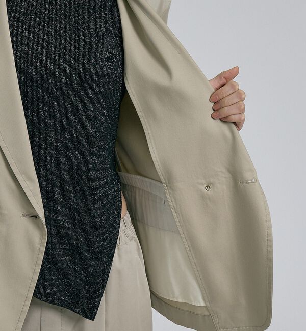 qualite「【接触冷感＆セットアップ対応】ライトデニムハーフスリーブジャケット【予約】」|その他|