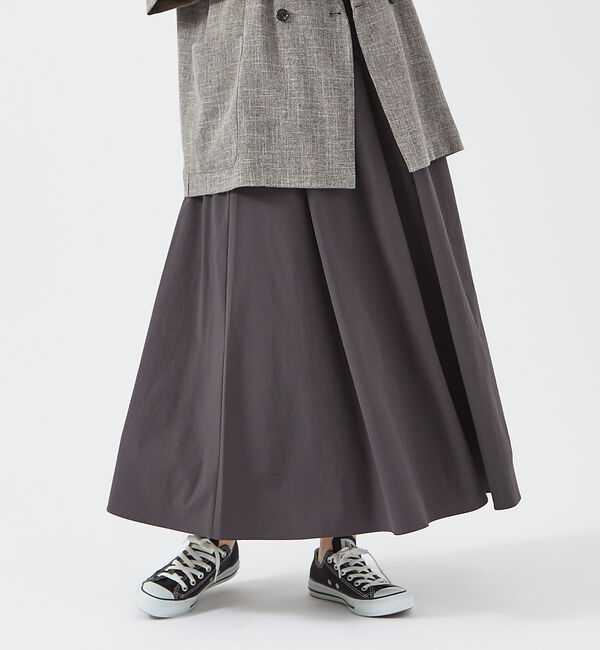 abahouse mavie「ナイロンストレッチロングスカート」|スカート|
