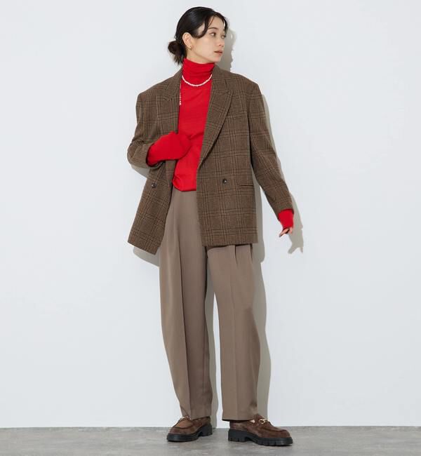 Liesse「ウォッシャブルウールタートルニット」|ニット・セーター|