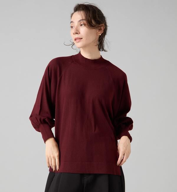 Liesse「ハイネックラグランドルマンニット」|ニット・セーター|