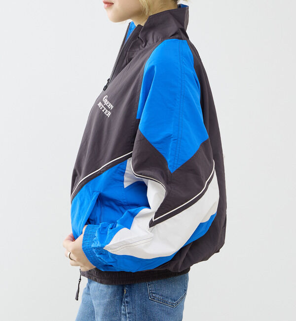 SOFFITTO「【GREEN BUTTER/グリーンバター】Two-way Windbrrreakert」|ブルゾン・スタジャン|