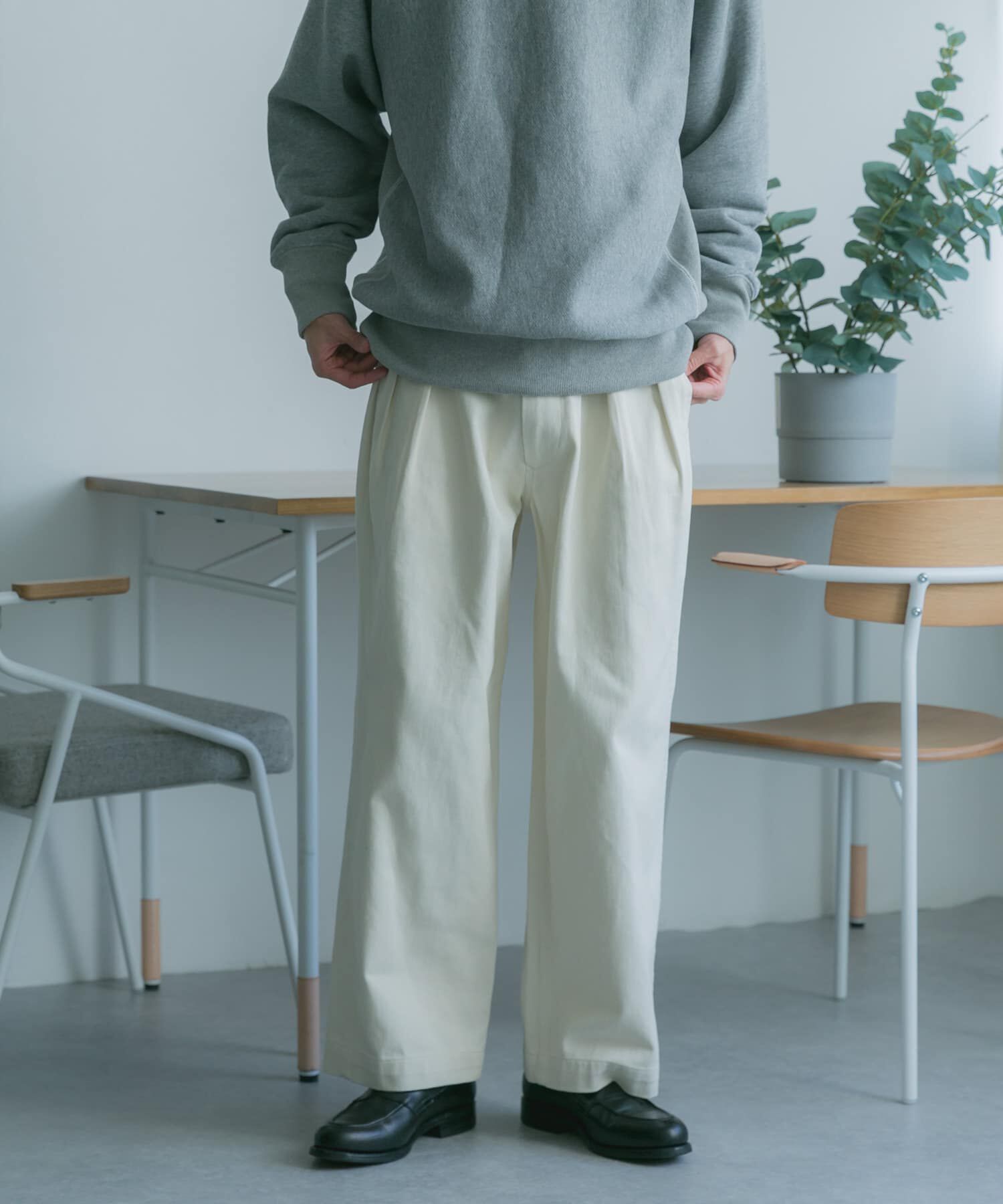 URBAN RESEARCH DOORS「FORK&SPOON　ツータックチノパンツ」|その他|