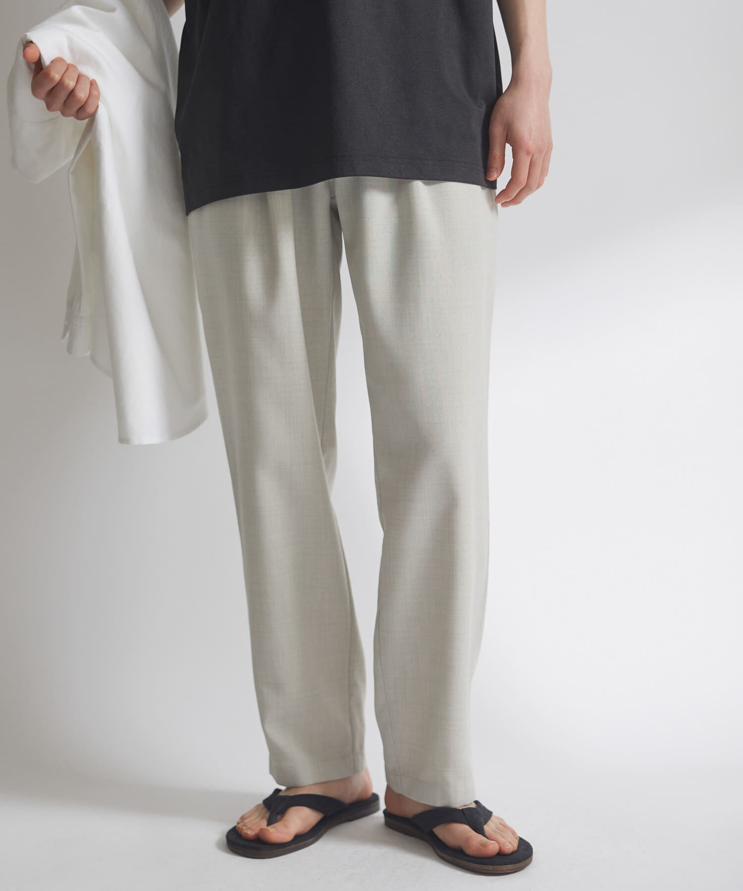 URBAN RESEARCH DOORS「『吸水速乾/イージーケア』リネンライクイージーパンツ」|その他|