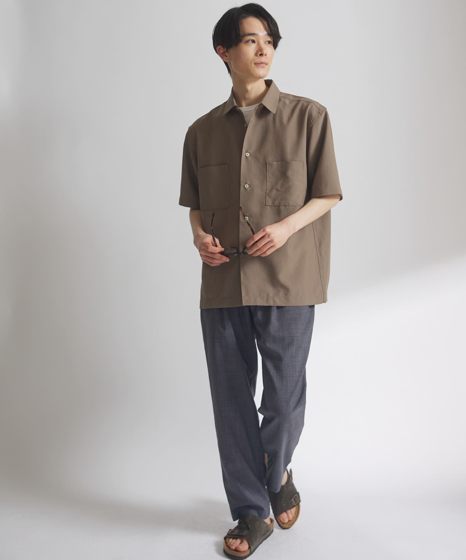 URBAN RESEARCH DOORS「『吸水速乾/イージーケア』リネンライクイージーパンツ」|その他|